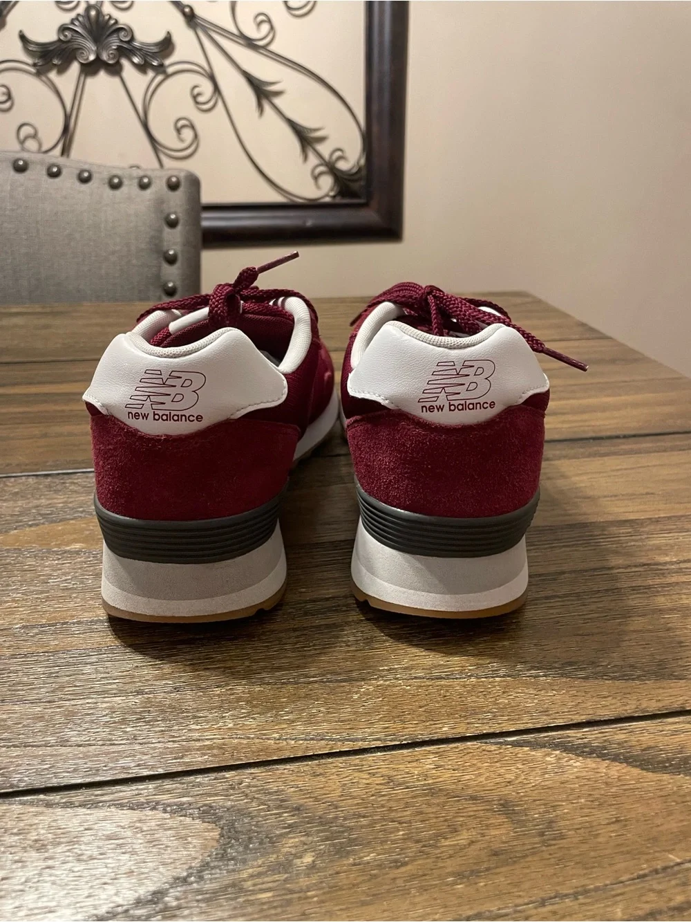 New Balance 515 v3 Men’s Size 10 Burgundy Red Sneakers ML515HG3 Gum Sole Suede